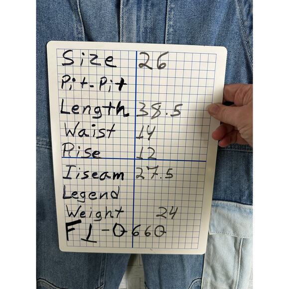 PacSun women’s jeans, high waisted patchwork cargo barrel cut packets streetwear - Picture 10 of 10